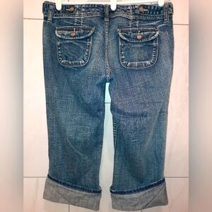 Madison Cuffed denim capris excellent used condition size 9/10